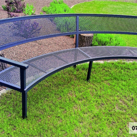 ławka metalowa ogrodowa na wymiar